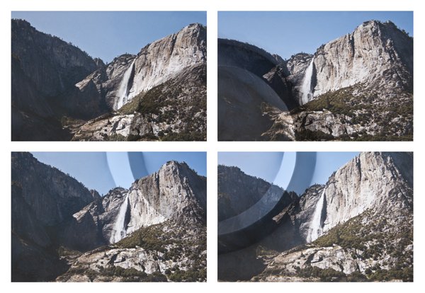 Millee Tibbs Mountains + Valleys, Yosemite Falls Tetrapych